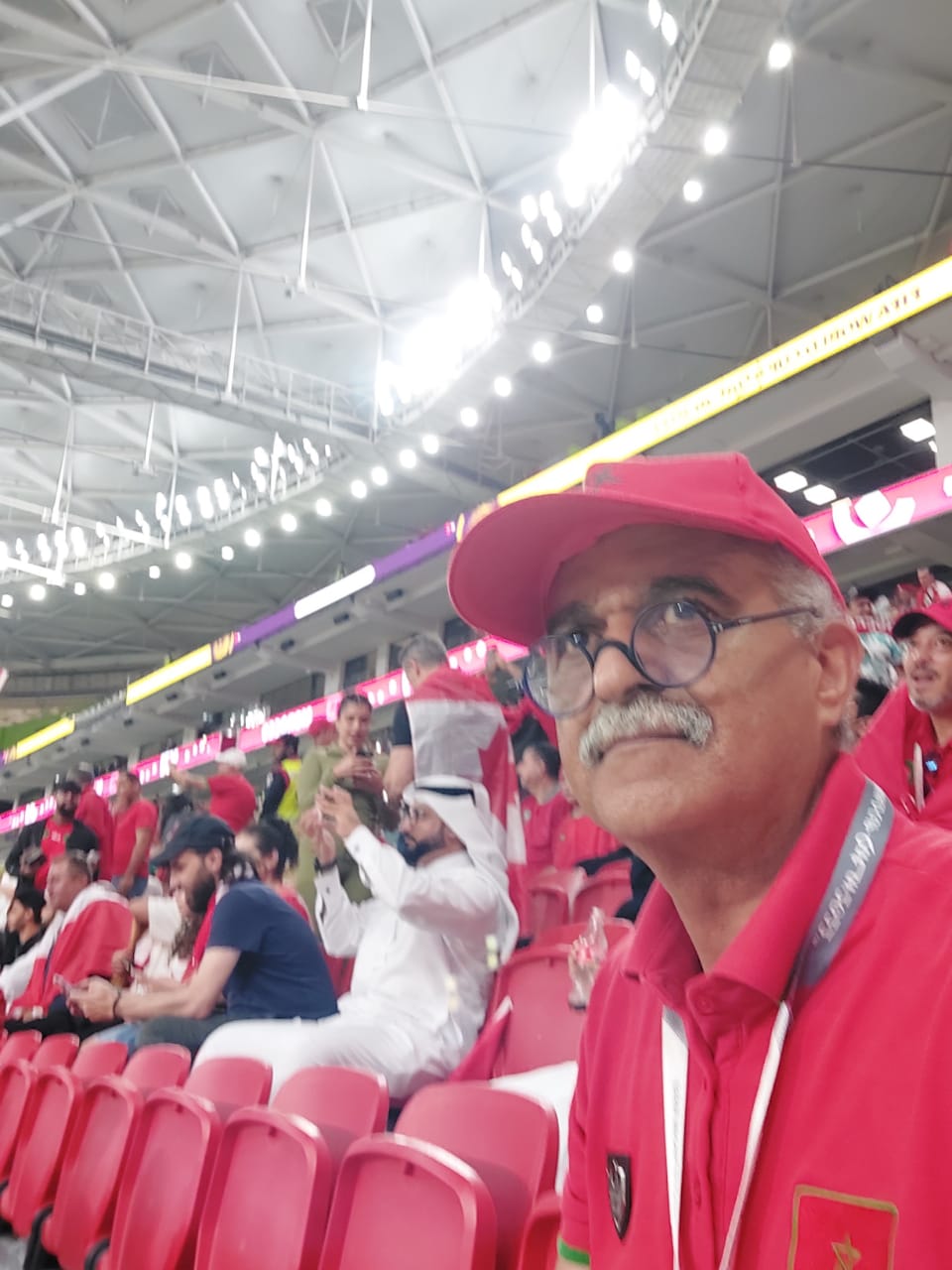 الزروالي بطل كرة التنس حاضر في مقابلة المغرب بقطر
