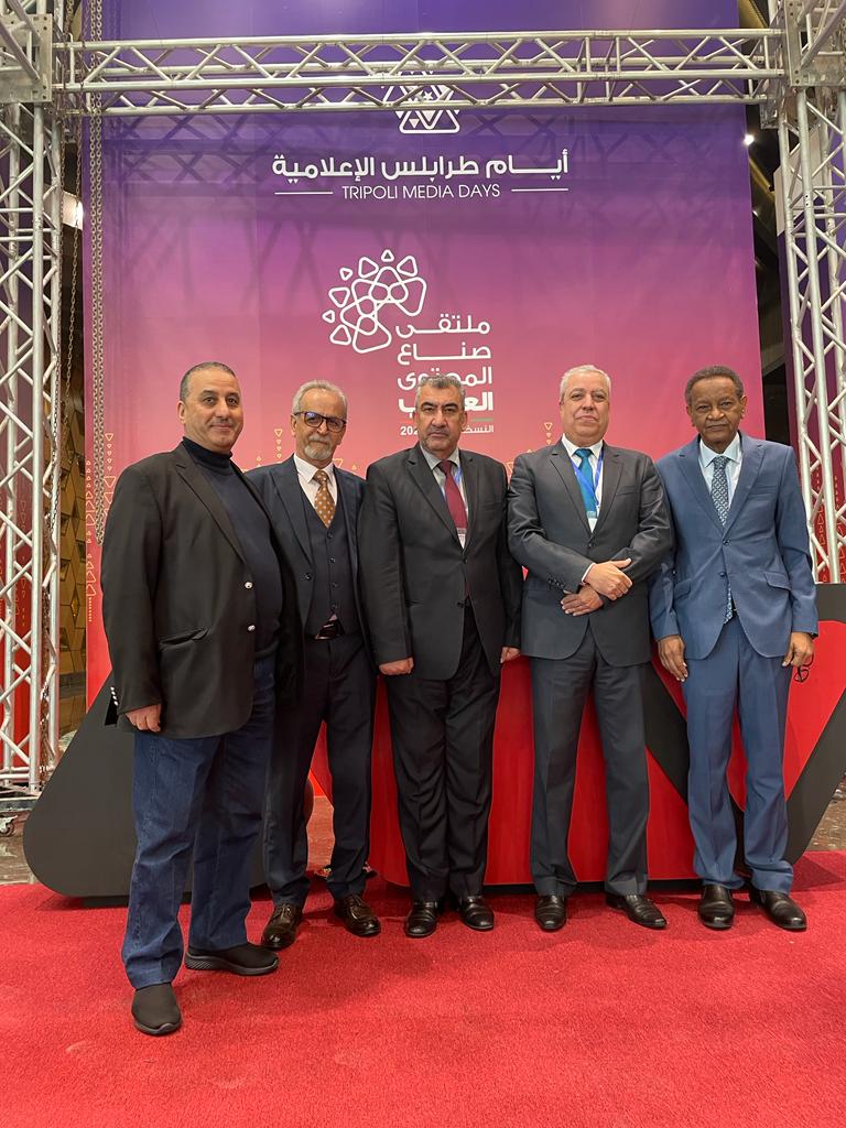 فريق اعلامي عربي من الاردن وسوريا والسودان