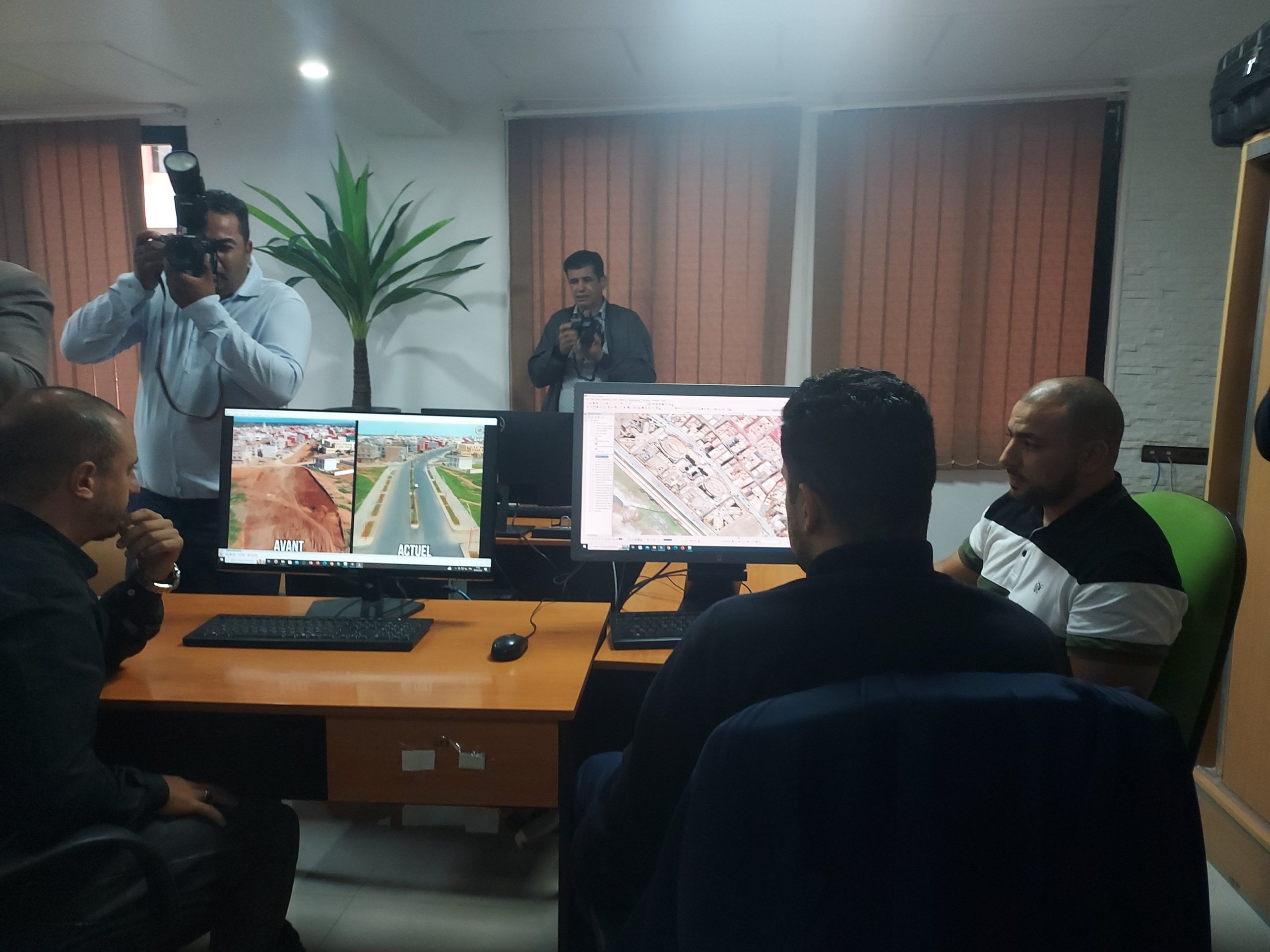 مصلحة تقنية تراقب المجال التراب الإقليمي لعمالة بركان من مقر العمالة