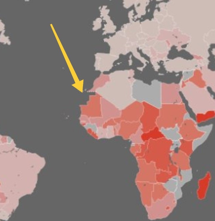 الخريطة كما بثتها قناة الجزيرة القطرية " الانجليزية"