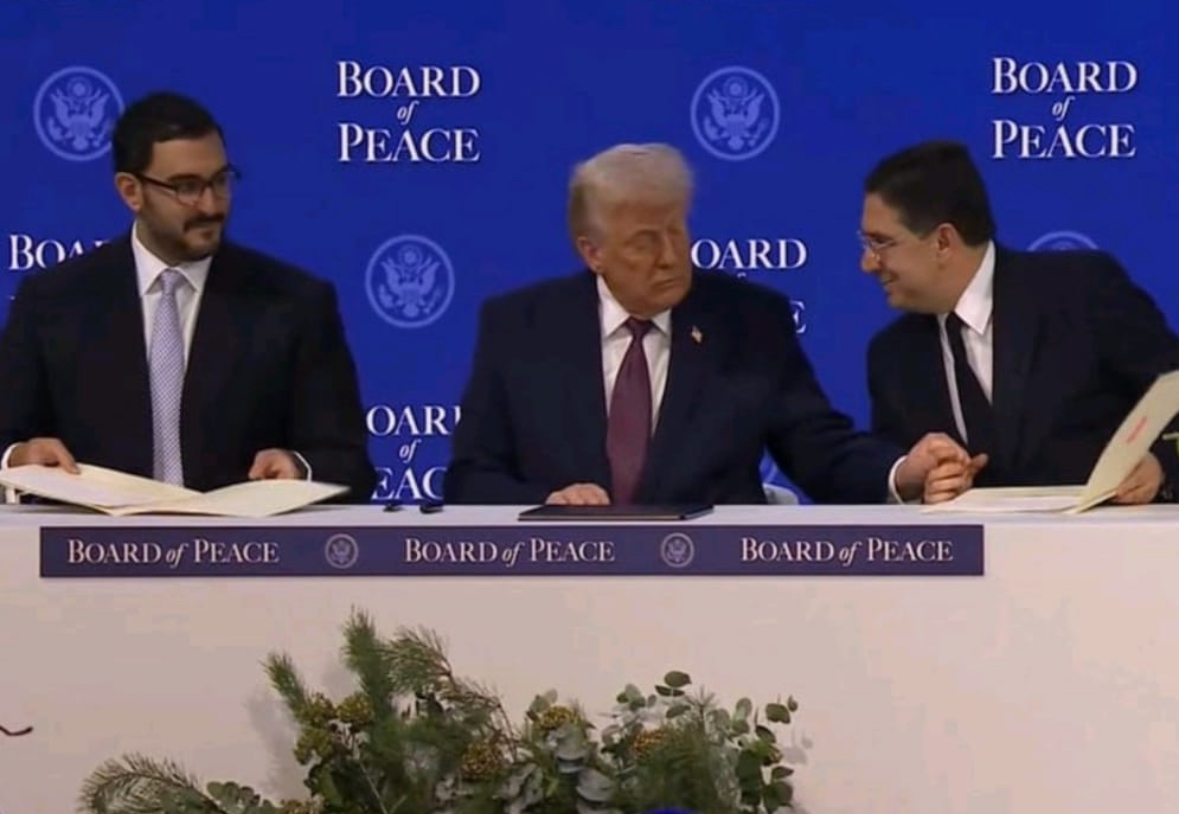 ناصر بوريطة يوقع على مجلس السلام