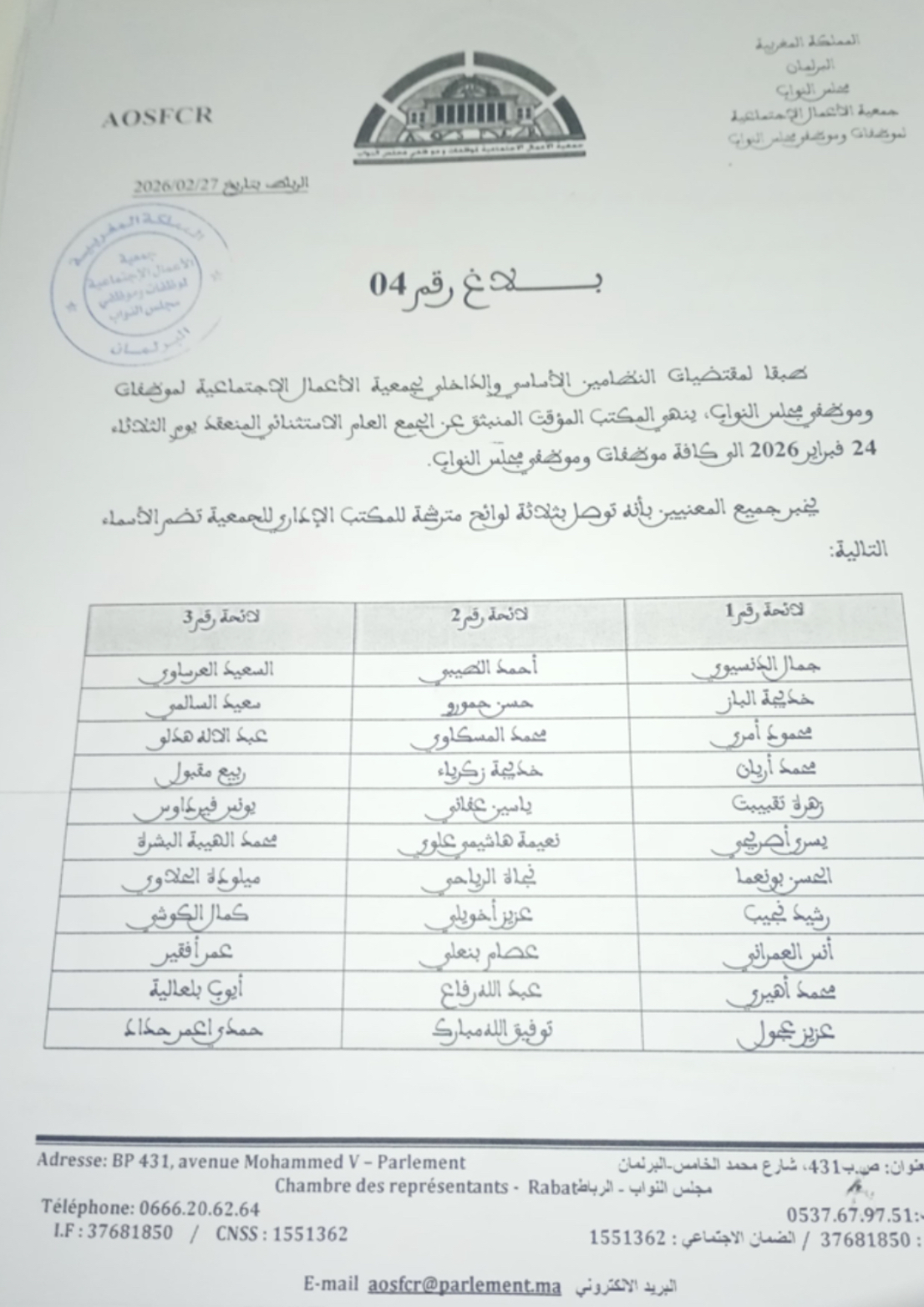 اللوائح …الفضيحة 